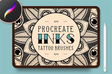 Procreate Tattoo Brushes. . Free procreate brush sets tattoo
